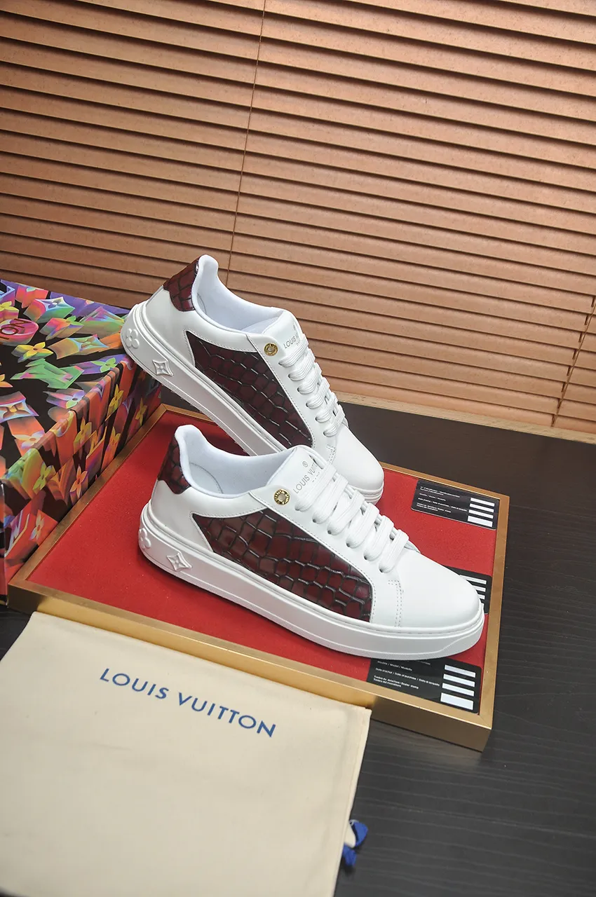 Men's shoes 💰540💶[LOUIS VUITTON] Original order price (water-dyed cowhide lining) new model 🍀LV Louis Vuitton * - top version of LV classic trendy shoes! Made of imported original cowhide, water-dyed cowhide lining, and original wear-resistant rubber outsole! High quality products! Code number 38-45 (45 is custom-made and cannot be returned or exchanged)